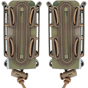 Porta-bolsas para revistas Molle rápidas de 9 mm para tiro de airsoft #M458