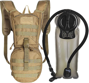 Mochila Tactical Hydration Pack 900D com bexiga de 2,5L para caminhadas #4563