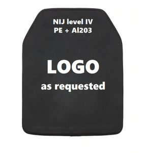 Placa balística de nível IV (PE + Al203) NIJ .06 certificada