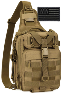 Mochila de tiracolo militar Tática Sling MOLLE no peito #B031